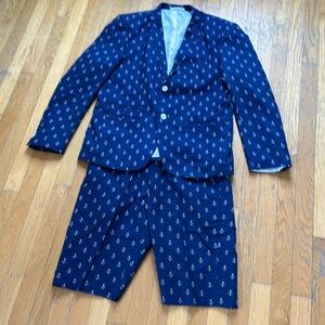 Anchor Print Suit